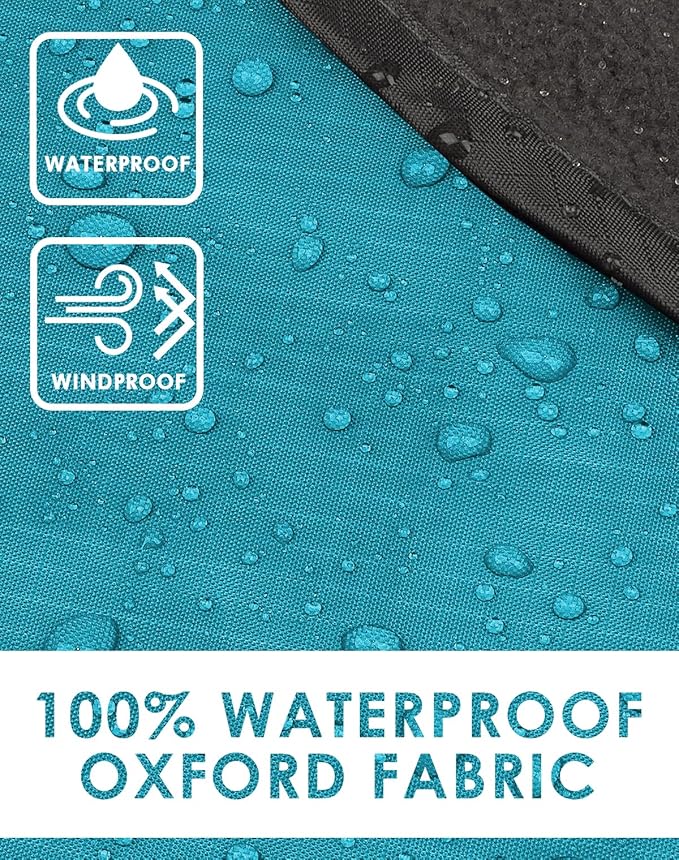 Outdoor Waterproof Camping Blanket - Hooded Fleece Windproof Blanket for Stadium Sporting Events Concert Picnic Car Boat - Packable Camp Blanket for Cold Weather Camping Gear Must Haves…