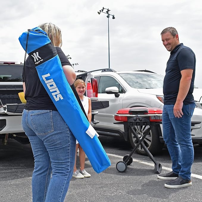 Kijaro Sports Fan Folding Chair 26 L x 35.5 W x 37 H Detroit Lions