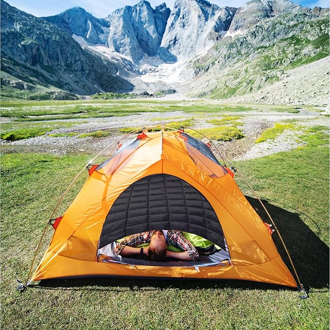REDCAMP Alternative Down Camping Blanket Waterproof and Warm Outdoor Travel Quilt for Camping Hiking and Backpacking 79x59 Black