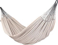 La Siesta Flora Classic Organic Cotton Hammock - Indoor/Outdoor Patio Bed Portable 2-Person Double Hammock - King Zebra