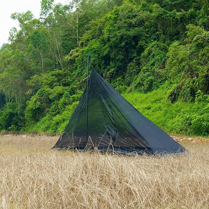 FireHiking Camping Hot Tent 4-8 Person Tipi Tent with Stove Jack for Bushcraft Cooking and Heating
