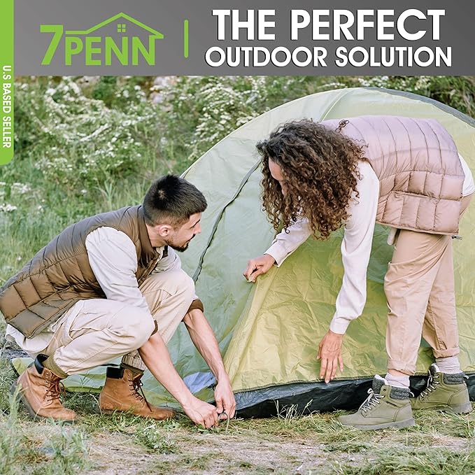 7Penn Rebar Stakes 12 Inch - 100 Pack J Shaped Rebar Stakes for Chain Link Fence - 1/4in Heavy Duty Steel Ground Anchors for Trampolines and Sports Nets - Event Tent Ground Anchor Bulk Pack