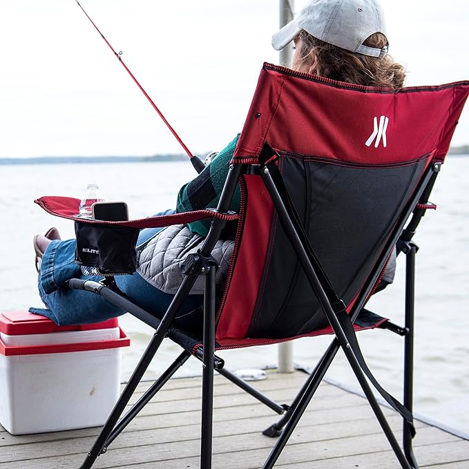 Kijaro Elite Dual Lock XXL Camping Chair Red Rock Canyon