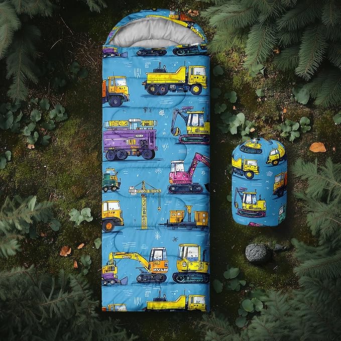AILONEN Sunflower Sunset Sleeping Bag for Boys Girls Adults3 Season Warm &amp Cool Weather Botanical Design Lightweight Waterproof Camping Sleeping BagHikingOutdoor Backpack Traveling