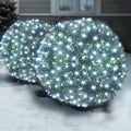 Led White Christmas Net Lights Outdoor Christmas Bushes Lights 120Led 6ftx5ft Connectable Outdoor Indoor Mesh Net Lighting for Xmas Holiday Garden Lawn Shrubs Trees Bushes Decorations