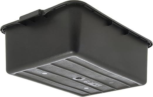 Carlisle FoodService Products Comfort Curve Tote Box Bus Box with Reinforced Rim for Kitchen Restaurants And Fast Food Plastic 7 Inches Black