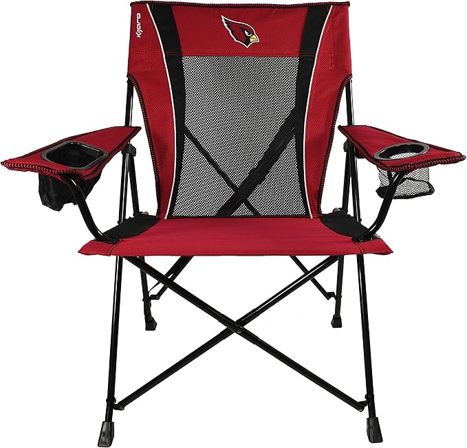 Kijaro Dual Lock Pro Sports Fan Folding Chair 26 L x 35.5 W x 37 H Arizona Cardinals