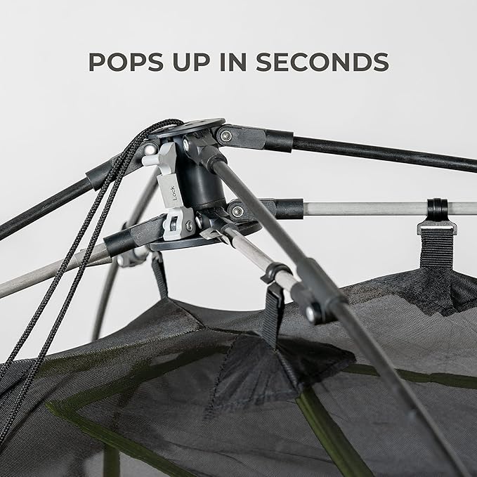 Teton Sports Vista Quick Tent Dome Camping and Backpacking Tent Easy Instant Setup Clip-On Rainfly Included