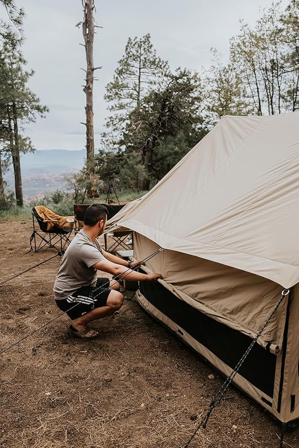 WHITEDUCK Rover Canvas Scout Tent Waterproof 4 Season Luxury Outdoor Camping and Glamping Yurt Tent