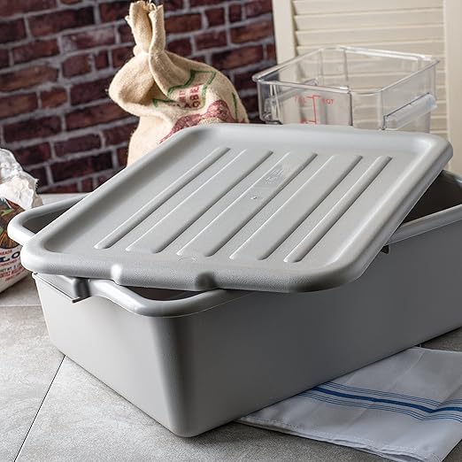 Carlisle FoodService Products 4401223 Comfort Curve Universal Bus/Utility Box Lid 15 x 20 Gray (Pack of 12)
