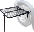 Tire Table Medium Steel Camping Table for Camp Travel Tailgating and Outdoor Work | Easily Holds 50 Pounds | Powder Coated Finish | No Tool or Hitch Required for Installation | 29 x 23 x 1.5
