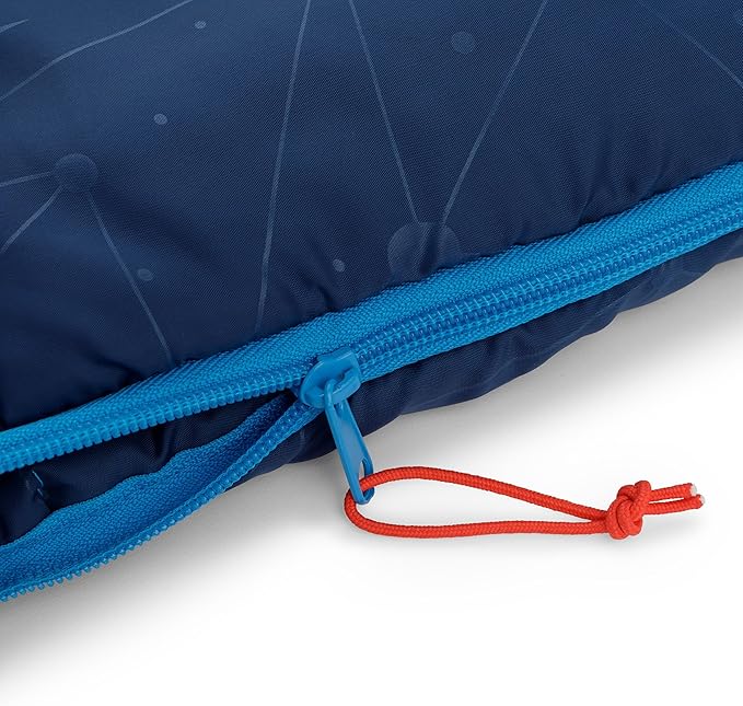 CORE 50 Degree Youth Sleeping Bag | Lightweight &amp Compact for Boys &amp Girls | Perfect for Indoor or Outdoor Use Camping Backpacking Hiking &amp Sleepovers | Ideal for Warm &amp Cooler 3 S