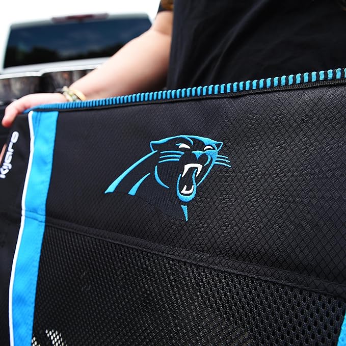 Kijaro Dual Lock Pro Sports Fan Folding Chair 26 L x 35.5 W x 37 H Carolina Panthers
