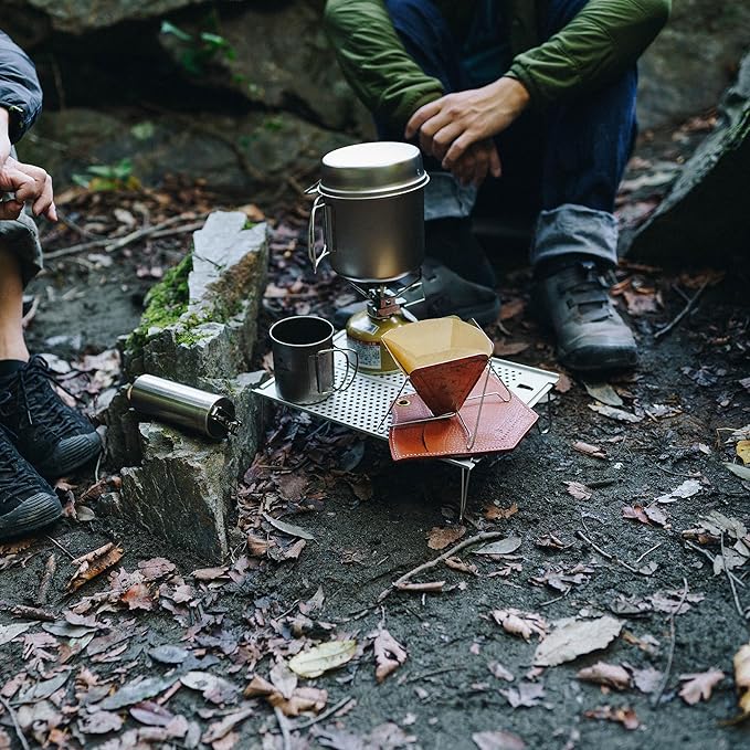 Snow Peak’s Ozen Solo Table SLV-171 Aluminium Lightweight for Backpacking Designed in Japan Lifetime Product Guarantee