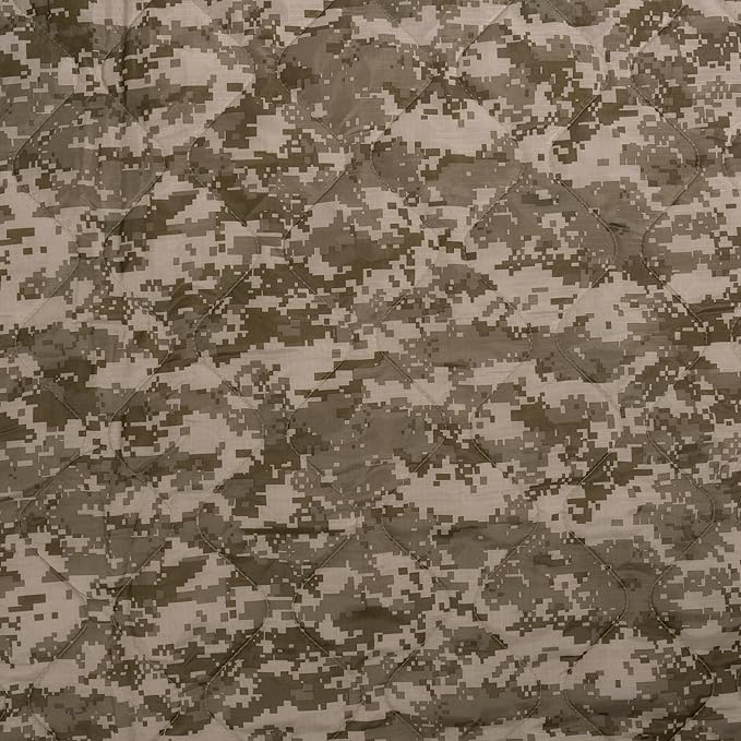 Rothco Camo Woobie Poncho Liner – Outdoor Quilted Camp Blanket Essential Field Gear