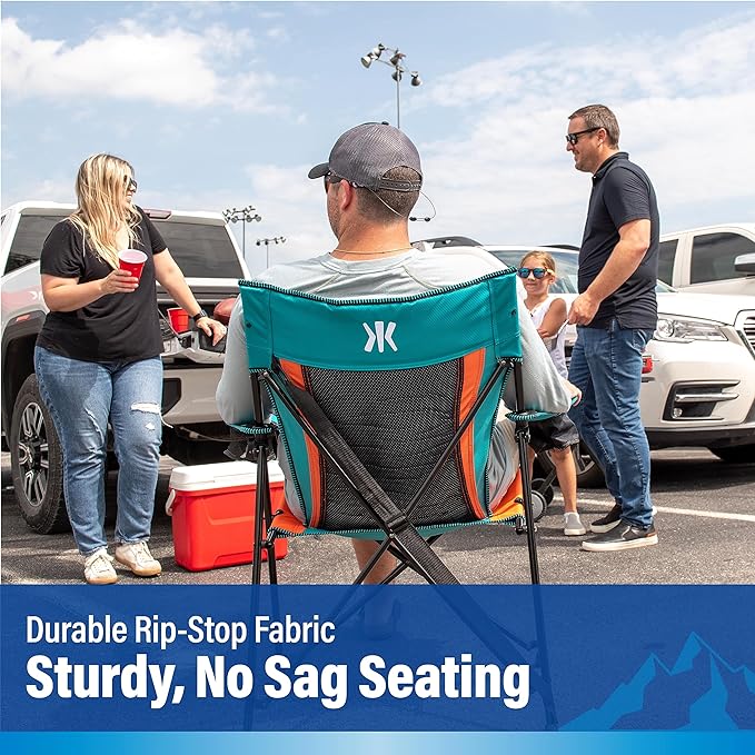 Kijaro Sports Fan Folding Chair 26 L x 35.5 W x 37 H Miami Dolphins