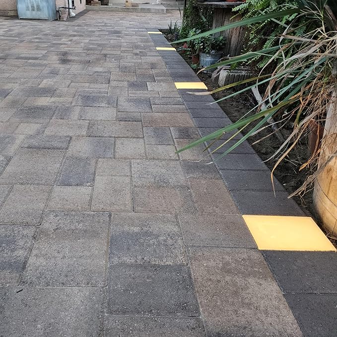 LUMENGY Paver Light 8x8 Inch (7.87x7.87) 2700K Warm White Glare-Free Brick Lighting for Driveways Walkways Pool Decks and Patios 12V Hardwired IP67 Waterproof Drive-Over Rated