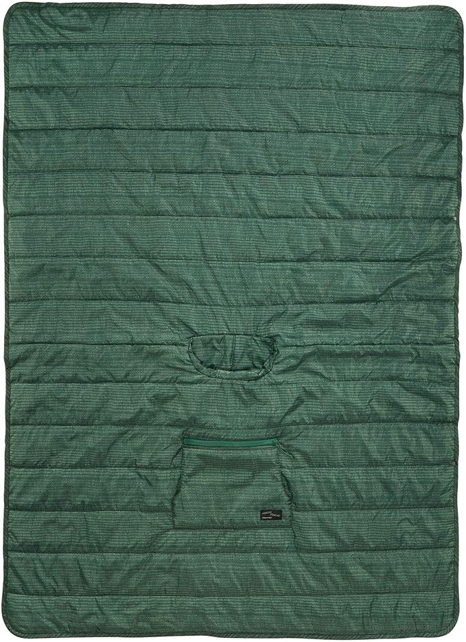 Therm-a-Rest Honcho Poncho Wearable Hoodie Blanket Blue Print