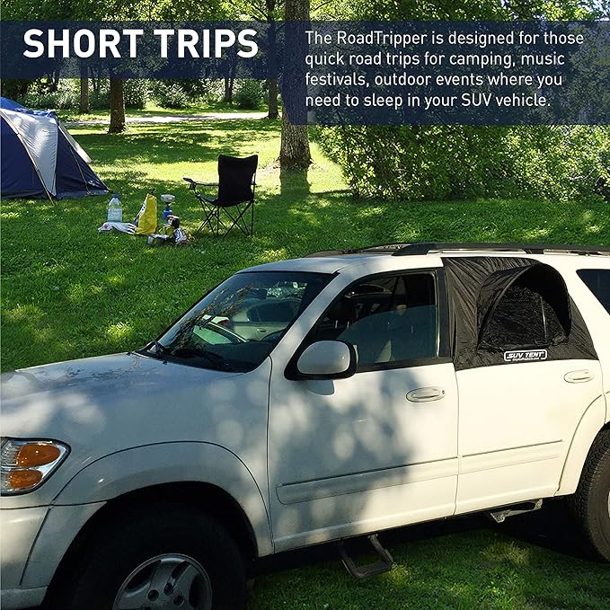 SUV Tent Car Camping Tent Tent Works as Vent Bug Guard and Sun Screen Canopy - Great Car Camping Accessory