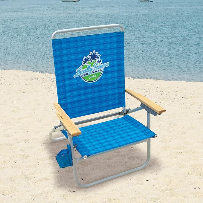 Tommy Bahama 4-Position Easy in-Easy Out Folding Beach Chair