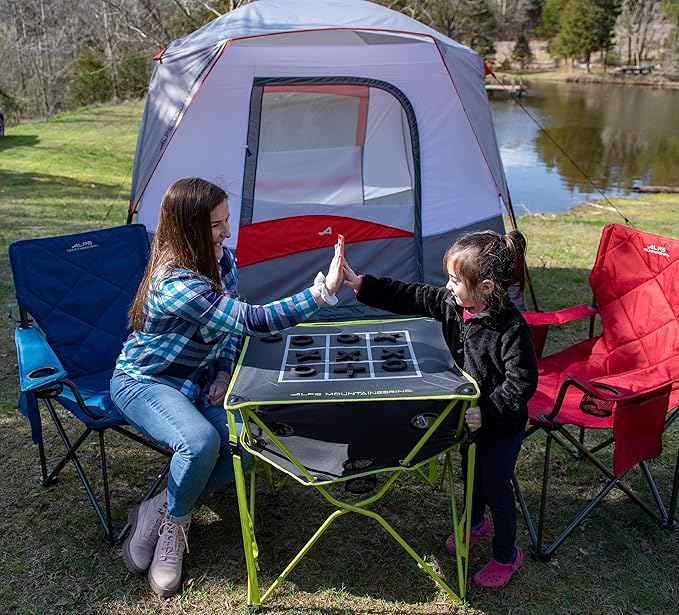 ALPS Mountaineering Eclipse Portable Compact Camping and Game Table with Carry Bag