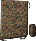 USGI Industries Military Woobie Blanket | Thermal Insulated Camping Blanket Poncho Liner | Large Portable Insulation Water-Resistant for Hiking Survival | Compression Carry Bag