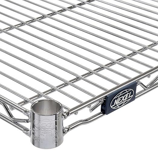 Nexel Additional Wire Shelf for Wire Shelving Units 600-800 lb Capacity 14W x 54L Chrome Finish