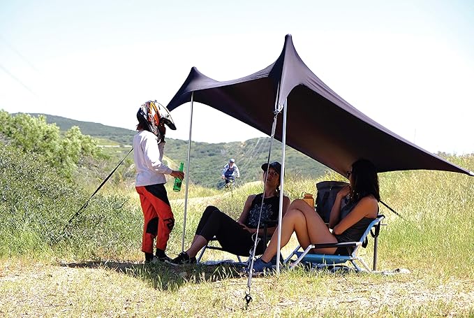 Neso Sidelines 1 Sports Tent - Lightweight and Portable Sun Shelter and Shade Tent for Outdoor Activities - Patented Reinforced Corners - UPF 50+ Sun Protection - 5.5 ft Tall 7 x 4.5 ft