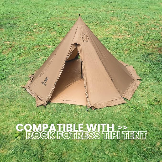 ONETIGRIS Rock Fortress 6 Person Footprint Ten-Sided Tent Groundsheet 5000mm Waterproof Ratings