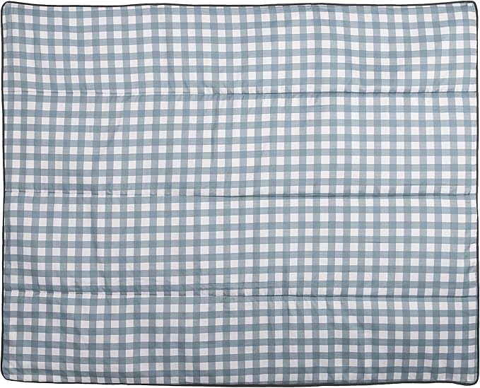 RED ROVR Large Indoor/Outdoor Adventure Blanket |for Parks The Beach and Indoor activites |Compact with Shoulder Strap &amp Pocket (Picnic Blue)