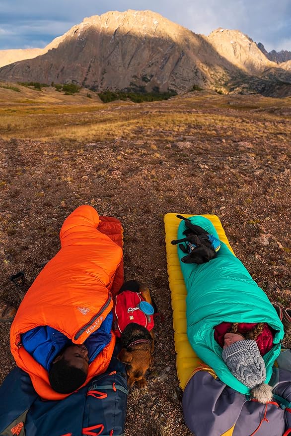 Kelty Cosmic 0 Ultra 4 Season Down Mummy Sleeping Bag Winter Camping Backpacking Sleep System 800 Fill Dridown