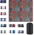 80x80 Picnic Blankets Waterproof Beach Blanket Outdoor Sandproof Foldable Park Lawn Grass Concert Mat Portable Tent Rugs Camper Inside Outside Camping Gifts Accessories Road Trip Necessities