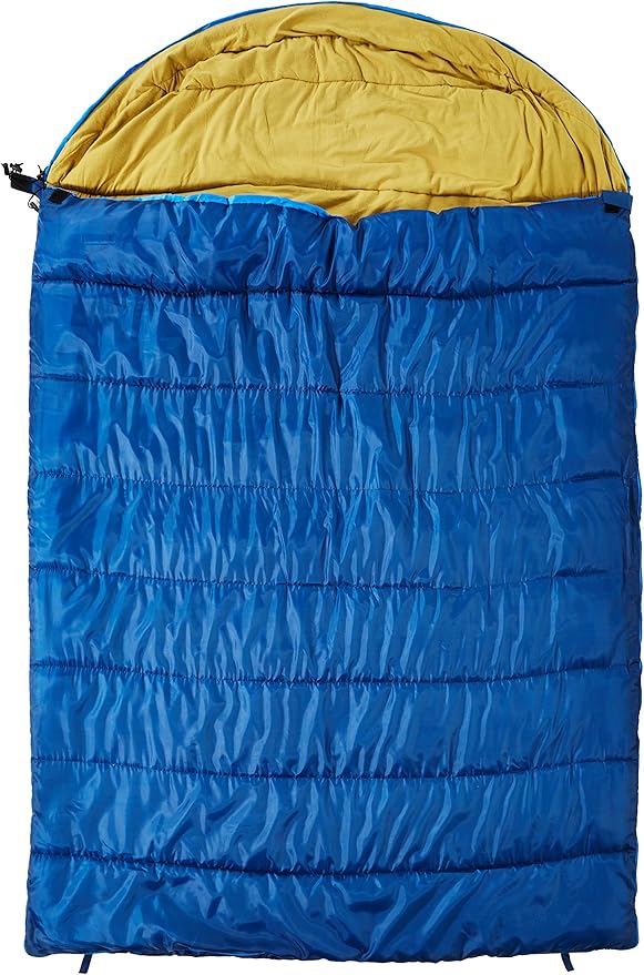 KHOMO GEAR Sleeping Bag - 3 Season - 2 Person for Camping – Blue