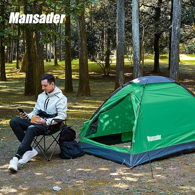 2 Person Camping Dome TentWaterproof Lightweight Portable Tents for Outdoor Camping Hiking Travel