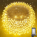 338Ft Christmas Lights Outdoor 1000 LED Christmas String Lights with 8 Modes Timer Waterproof Fairy Twinkle Lights for Party Garden Wedding Holiday Weddings Xmas Tree Decorations (Warm White)