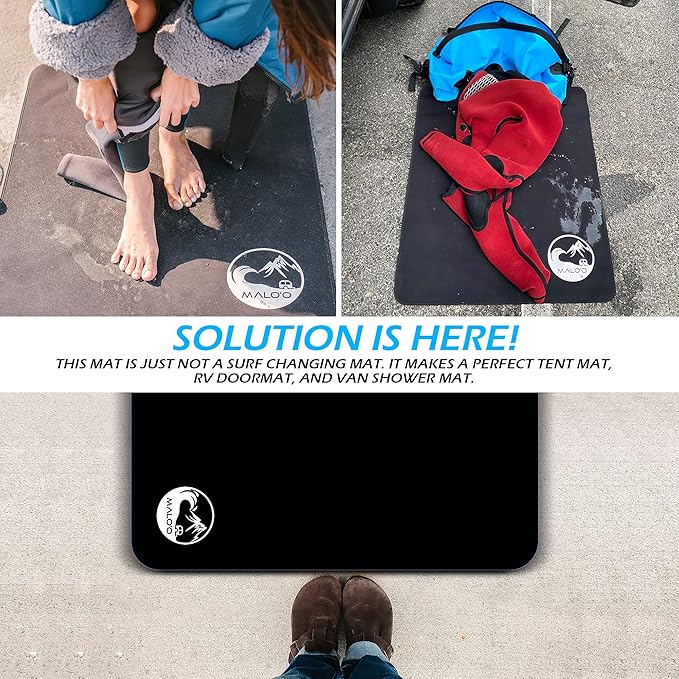 The Malo'o Neoprene Wetsuit Changing Mat