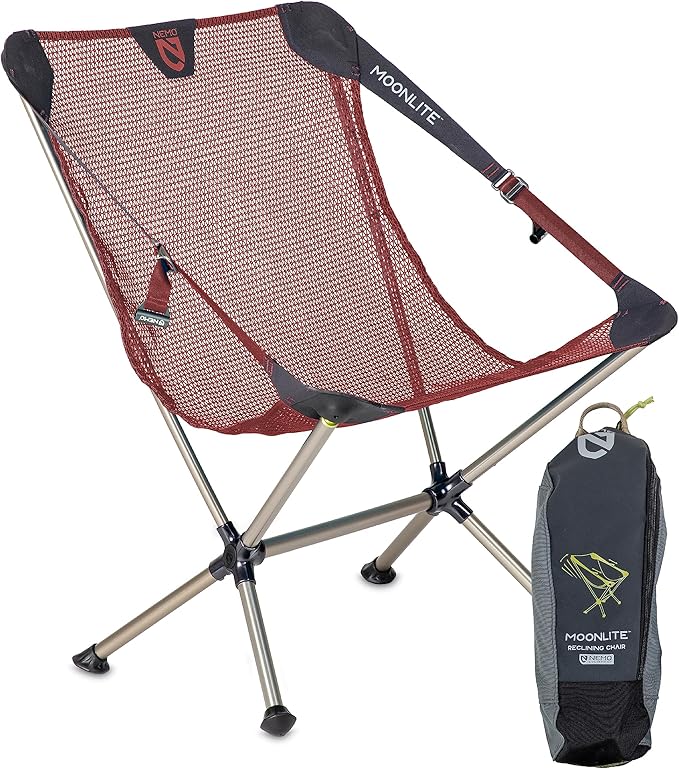 Nemo Moonlite Reclining Camp Chair - Smolder