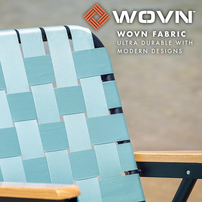 GoSports WOVN Beach Backpack Chair - 9 Styles Available - Premium Folding Camping Chair