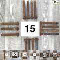 Genuine Vintage Carbon Steel Railroad Spikes - with Rusting Patina &amp Pitting