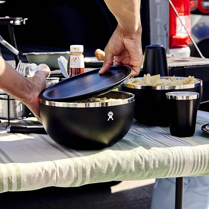 Hydro Flask Outdoor Kitchen Bowl - Stainless Steel Dinnerware Reusable Camping Gear Mess Kit - Dishwasher Safe BPA-Free Non-Toxic