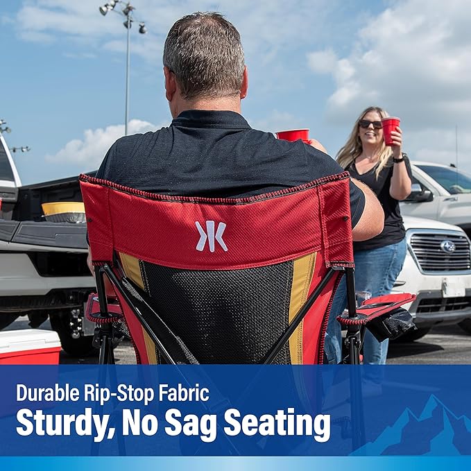 Kijaro Dual Lock Pro Sports Fan Folding Chair 26 L x 35.5 W x 37 H San Francisco 49ers