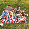 Tirrinia Picnic Blanket Extra Large Waterproof Lightweight Portable Outdoor Mat for Family Camping Travel Park Beach Hiking Stadium Concerts - Machine Washable