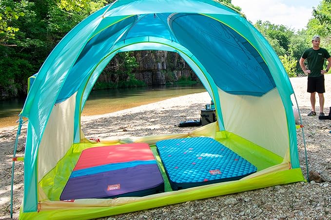 ust House Party car Camping Tent with Single Layer Design Heavy Duty Waterproof Construction and Storage Pockets for Backpacking Camping Hiking and Breakdance Parties
