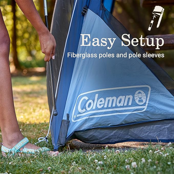 Coleman Skyshade Screen Dome Canopy Tent 8x8/10x10ft Portable Screen Shelter with Easy Setup for Bug-Free Lounging Great for Beach Yard Picnic Park Camping &amp More