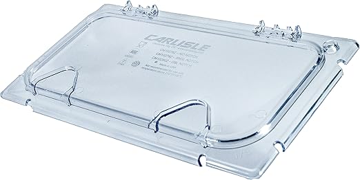 Carlisle FoodService Products CFS CM10278Z07 Coldmaster EZ Access Lid 1/3 Size 0.9 Height 13 Width 7 Length Polycarbonate (PC) Clear (Pack of 2)
