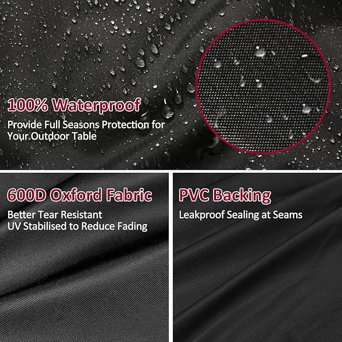 Outdoor Dining Cart Cover for Royal Gourmet Cart Flattop Worktable PC3401S PC3401B for 40 inch Outdoor Utility Cart 600D Outdoor Waterproof Weather Resistant Cover