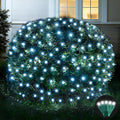 Led Net Lights Christmas Lights Outdoor 200Leds 9ft x 6ft Upgraded White Christmas Net Lighting Waterproof 5mm LED Wide Angle Outdoor Indoor Mesh Net Light for Trees Bushes Shrubs Decorations