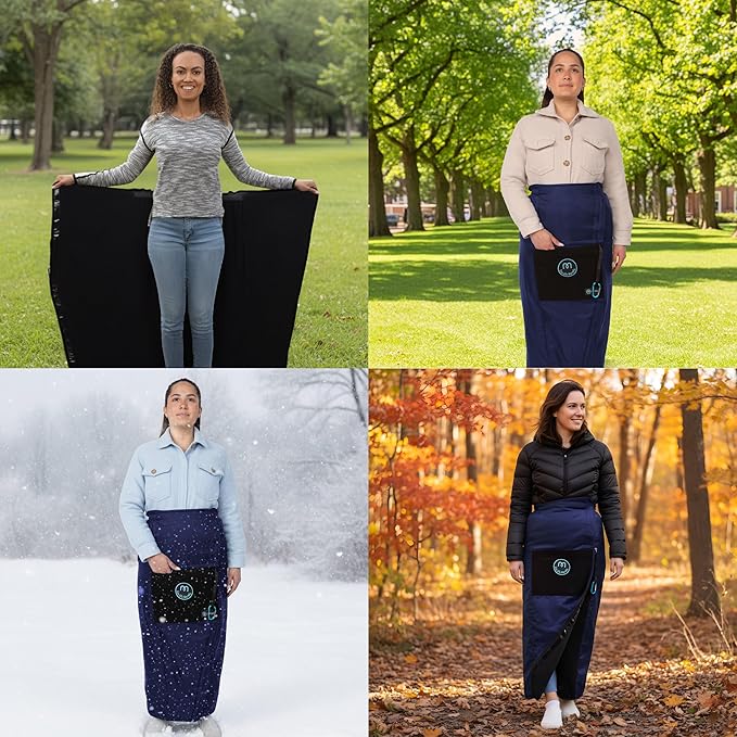 Mozy Wearable &amp Weatherproof Outdoor Blanket – Lower-Body Thermal Wrap for Superior Warmth