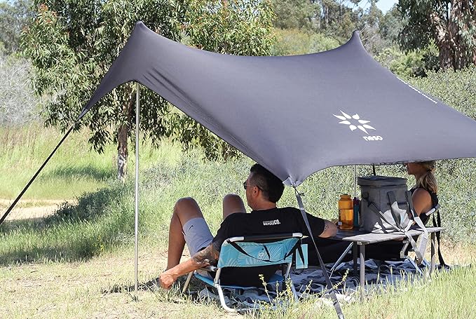 Neso Sidelines 1 Sports Tent - Lightweight and Portable Sun Shelter and Shade Tent for Outdoor Activities - Patented Reinforced Corners - UPF 50+ Sun Protection - 5.5 ft Tall 7 x 4.5 ft