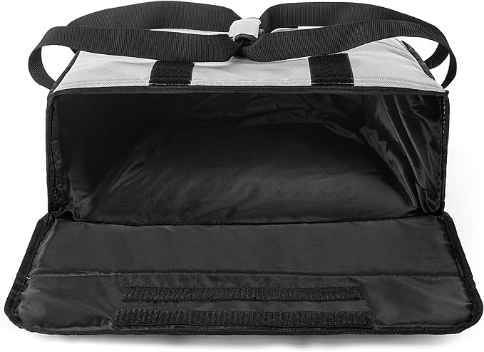 Homevative Electric Heated &amp Insulated Pizza &amp Food Delivery Bag. Home Outlet &amp Car Power Plugs Included Holds 3 Large Pizza Boxes